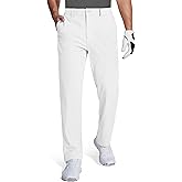 MAGCOMSEN Mens Golf Pants Stretch Dress Pants Quick Dry Water Resistant Lightweight Flat Front Work Pants Moisture Wicking