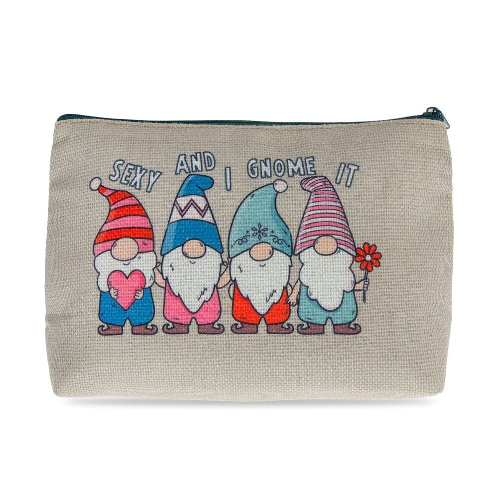 MAD Beauty Mad Beauty - GNOME Whatever It Arrive Cosmetic Bag, Multicolored, Soft Pencil Case