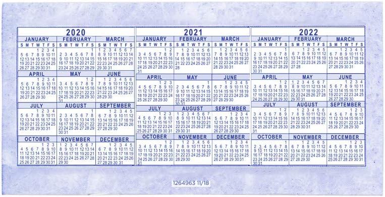 Checkbook Registers for Personal Checkbook, Transactions Ledgers, Pack of 10, 2020-2021-2022