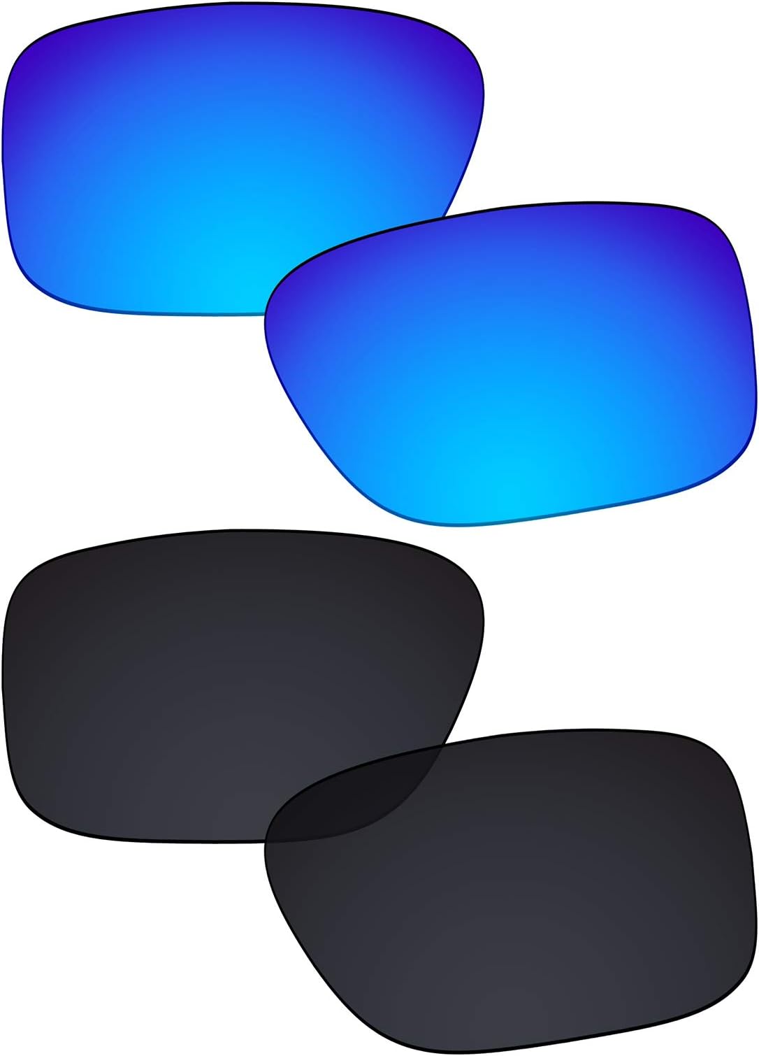 Galvanic Replacement Lenses for Oakley Latch SQ OO9353 Sunglasses - Multiple Choices