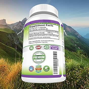 Moringa Capsules Supplement Facts