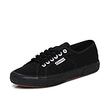 Superga Unisex Ankle Sneaker, Full Black, 5.5 US Men