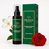 PRANA Rose & Jasmine Facial Cleanser - Natural Face Wash with Ayurvedic Ingredients, Jojoba & Rose Oil, Jasmine Oil & Cucumber - Anti-Aging & Brightening Face Wash - Vegan, Cruelty-Free - 100ml