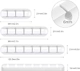 SOULWIT Cable Holder Clips 3-Pack Cable Management Adhesive Organizer view 3
