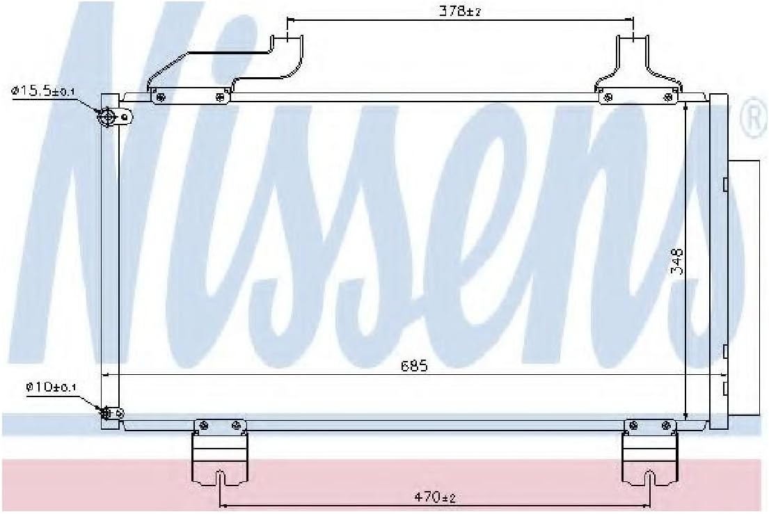 Nissens 940114 Condenser, air conditioning