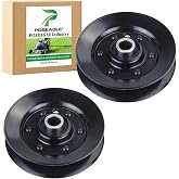 POSEAGLE 2 Pack 756-04325 Idler Pulley for Craftsman LT2000 T110 R110 Mower | Replaces 756 04325, 75604325 for Craftsman PYT9000, T1400 and Cub Cadet LTX1042, LT1042, LT1046, LTX1045, LTX1046, LTX1050