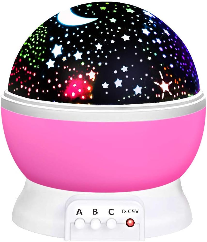 Birthday Gifts Presents for 2-10 Year Old Girls, Wonderful Romantic Starlight for Kids Toys for 2-10 Year Old Boys Xmas Halloween Gifts for 2-10 Year Old Boys Stocking Fillers Pink TSUKXK03: Clothing