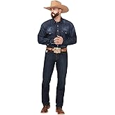 Cinch Men's Silver Label Dark Wash Jeans Big and Tall Dark Stone 29W x 38L