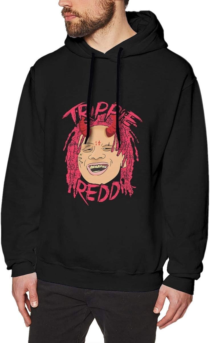 Trippie Redd Mens Hoodie Novelty Long Sleeve Pullover No Pocket T
