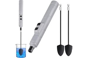 NiArt Epoxy Resin Mixer with 2 Silicone Stirring Heads - Compatible with 1/4" Hex Drill Chucks for Resins, Pigments, Paints - USB Charging, Fast Blending & Easy-to-Clean for DIY, Professional Creators