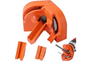 VOOKLDOP Drill Bit Sharpener for grinder, Drill Bit Sharpener for All Bits(5/64''- 5/8''), Power Drill Bit Grinding Attachment, Portable Drill Grinder Grinding Tool, Powered by Electric Drills