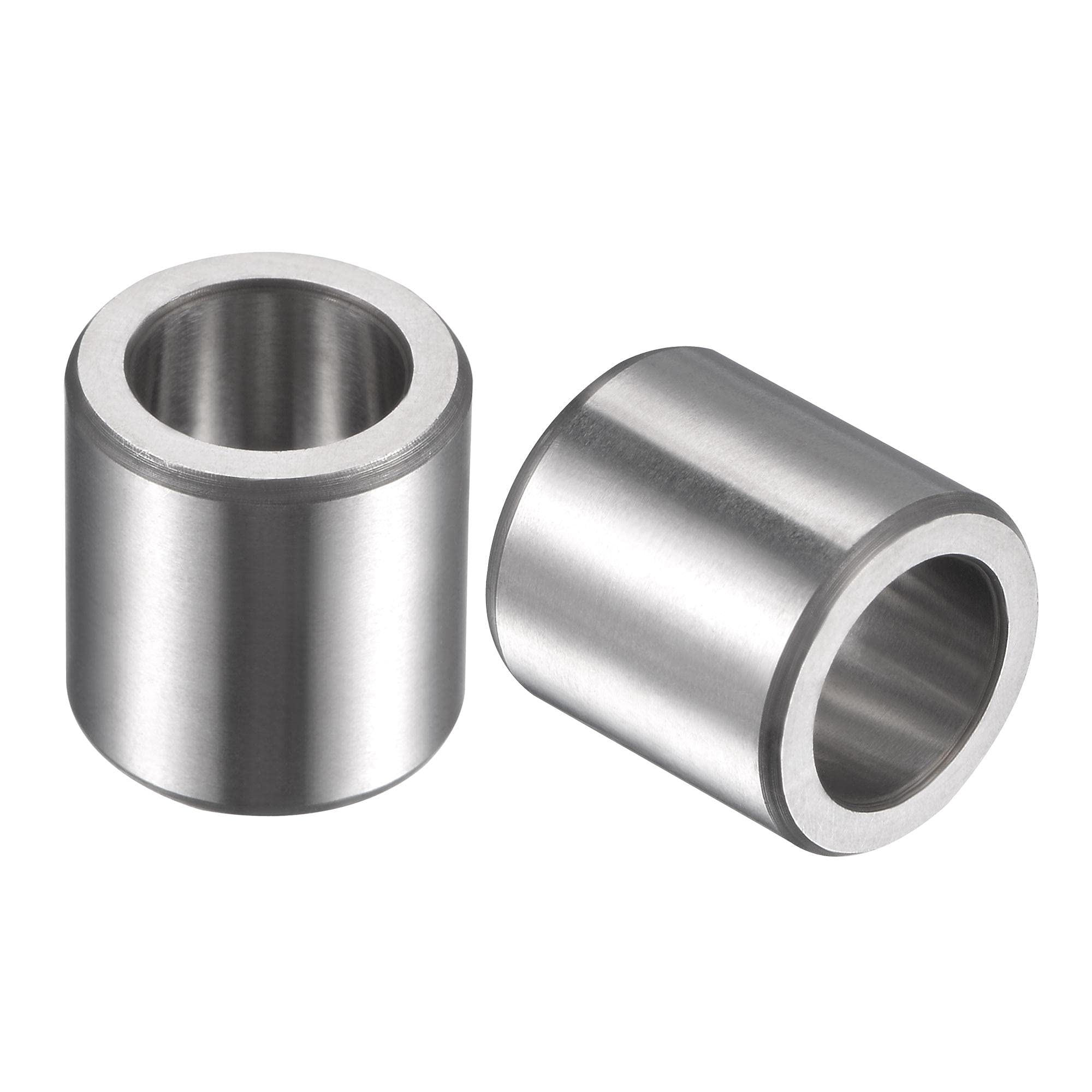 sourcing map Sleeve Bearings 8mmx12mmx12.5mm Chrome Steel Oilless Bushing 2pcs — image 1