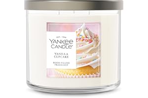 Yankee Candle 3 Wick Candle Jar, Scented Candle with up to 40 Hours of Burn Time, Premium Plant Wax Blend for Consistent Long