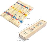 Xrten Pick Up Sticks Game 155 Pcs Wooden Classic Family Fun Ages 6+ view 4