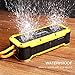 Poweradd MusicFly Indoor/Outdoor Portable Wireless Bluetooth Speakers, 36W Loud Volume, Dynamic Stereo, IPX7 Waterproof, Sandproof, Shockproof, Built in Mic, 24 Hours Playtime, Yellow