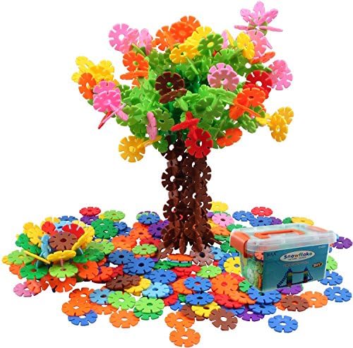 BAA SHOP Snowflakes Toys Stacking Blocks Educational Building Blocks 400 pcs