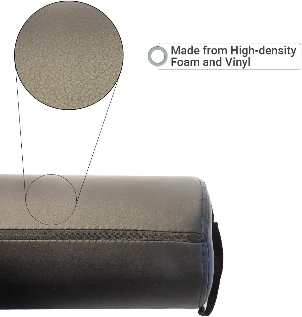ForPro Full Round Bolster, Black, Oil and Stain-Resistant, for Massage and Yoga, 6” R x 26” L : Massage Table Pads : Health & Personal Care