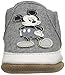 Robeez Baby Old School Mickey Crib Shoe, Old School Mickey Charcoal, 6-12 Months M US Infant