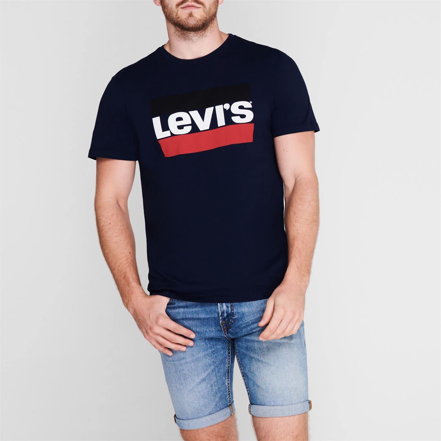 Levi's Herren Sportswear Logo Graphic T-Shirt,Dress Blues,XXL 2