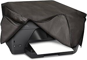kwmobile Dust Cover Compatible with HP OfficeJet Pro 6000series - Printer Dust Protector - Dark Grey