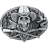 JAOYU Western Cowboy Belt Buckle for Men Women Vintage Animal Belt Buckle | Western Texas Rodeo Belt Buckle for Cowboy Cowgirls Country Large Retro Celtic Longhorn Horse Eagle Belt Buckle