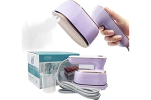 SJAVX Travel Steamer for Clothes:1000W 2-in-1 steamer for clothes mini steamer for clothes travel size handheld steamer for clothes travel steamer for clothes college dorm home essentials