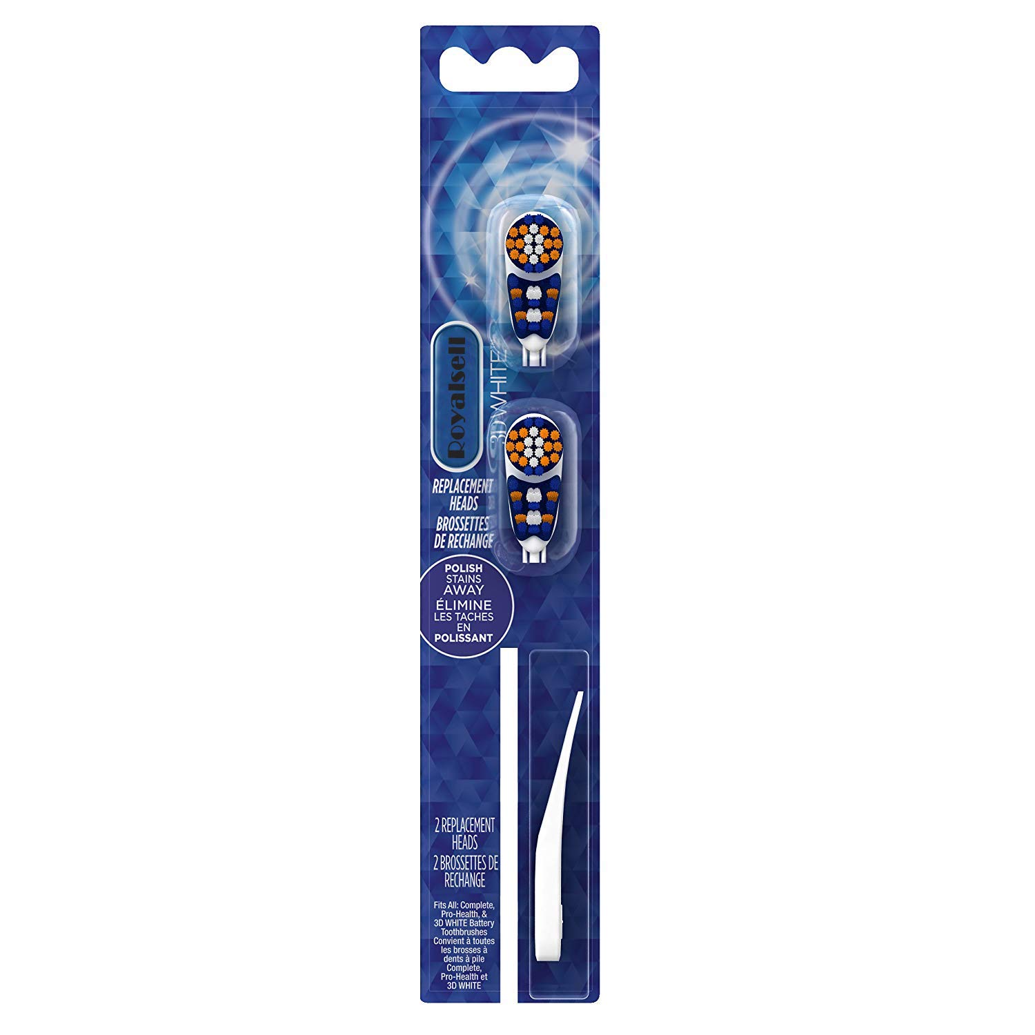 Buy OralB 3D White Action Replacement Toothbrush Heads 2 Count Online