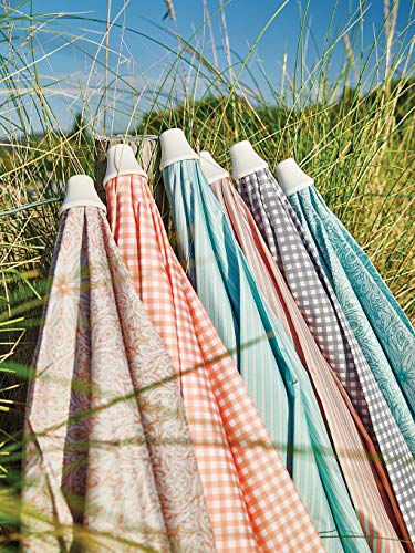 EZPELETA Sonnenschirm Bora Bora für Strand, Terrasse und den Garten, faltbar und tragbar, Sonnenschutz UPF 50+, Bedruckt… – Bild 7