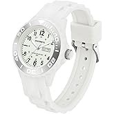 OXFANITE Waterproof Nurse Watch for Medical Professionals,Students, Women Men, Military Time Easy to Read Dial, 24 Hour with Second Hand, Soft and Breathable Silicone Band