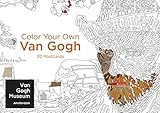 Color Your Own Van Gogh 20 Postcards by Van Gogh Museum Amsterdam