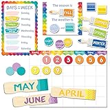 Creative Teaching Press Painted Palette Calendar Set Bulletin Board (4708)