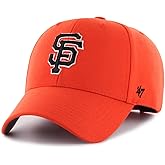 47 Brand MLB Alternate Color Primary Logo MVP Adjustable Structure Baseball Cap Hat, Adult One Size Fits All