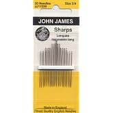 Sharps Hand Needles-Size 3/9 20/Pkg