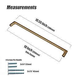 Goo-Ki Antique Brass Cabinet Pulls,Sturdy Zinc