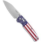 Kershaw Bel Air Pocket Knife, Made in The USA, 3.1 inch CPM MagnaCut Steel Blade, EDC Design, Duralock Locking Mechanism, Manual Folder, Pocketclip