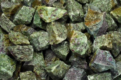 Fantasia Materials: 1 lb Ruby in Kyanite "A" Grade Rough - (Select 1 to 18 lbs) - Raw Natural Crystals for Cabbing, Cutting, Lapidary, Tumbling, Polishing, Wire Wrapping, Wicca & Reiki Crystal Healing