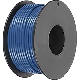 MECCANIXITY 18AWG Stranded PVC Hookup Wire 15m/50ft Blue, Electrical UL1007 Spool Tinned Copper Wire for Internal Connecting, Marine
