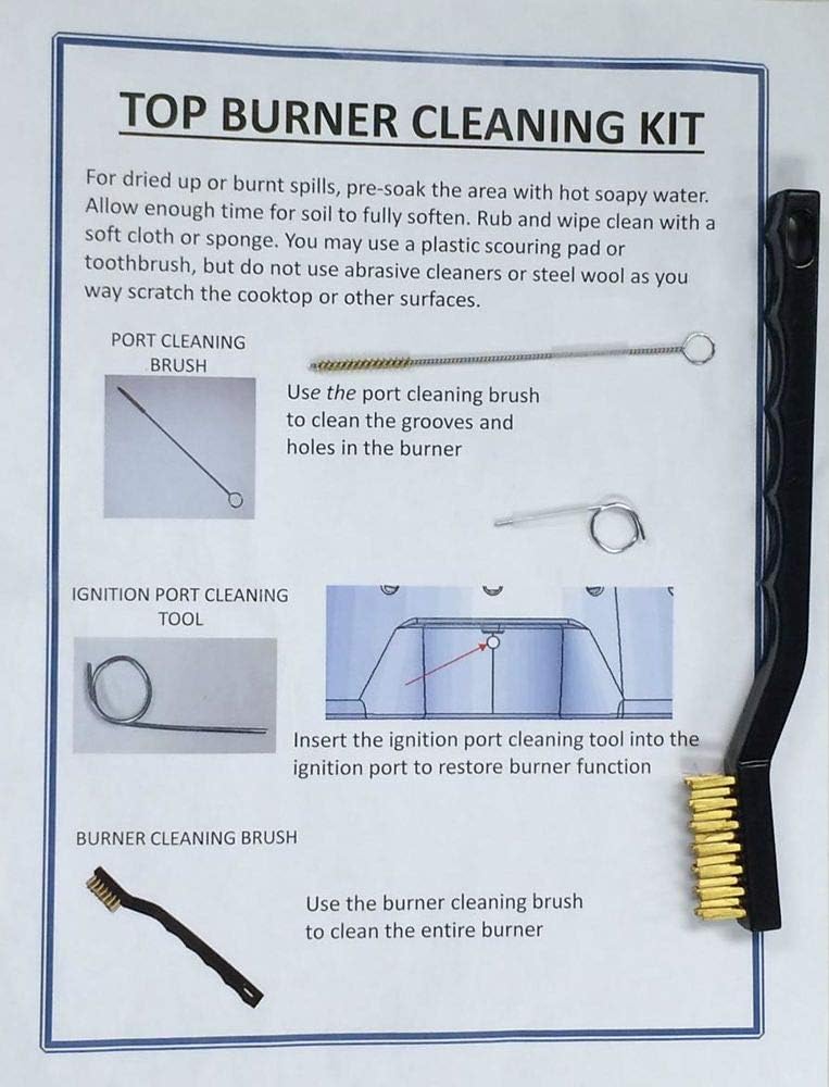 A03675801 Range Gas Surface Burner Cleaning Kit Genuine Original Equipment Manufacturer (OEM) Part