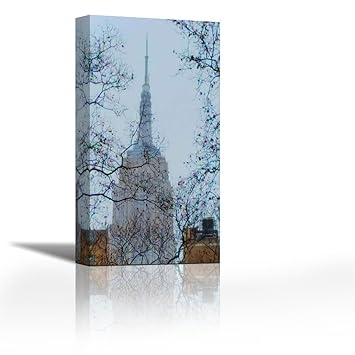 Buy Karmakara Concrete Jungle Ny Print On Canvas Floral Botanical Abstract Art Wall Painting For Living Room Bedroom Drawing Room Ready To Hang Image Size Is 5 X 11 Inch Online