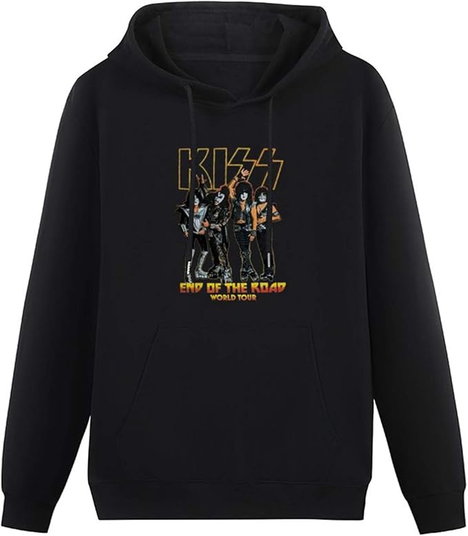 Kiss 'End of The Road' Punk Rock 70'S Alternative Band Hoodies Pullover Sweatshirs Heavyweight
