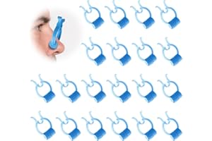 YXCCSE 20 Pcs Nose Stop Clip Stop Nosebleeds Clip, Nasal Stopper Clip Nose Bleed Stopper Foam Nose Clip for Snoring Stop Acci
