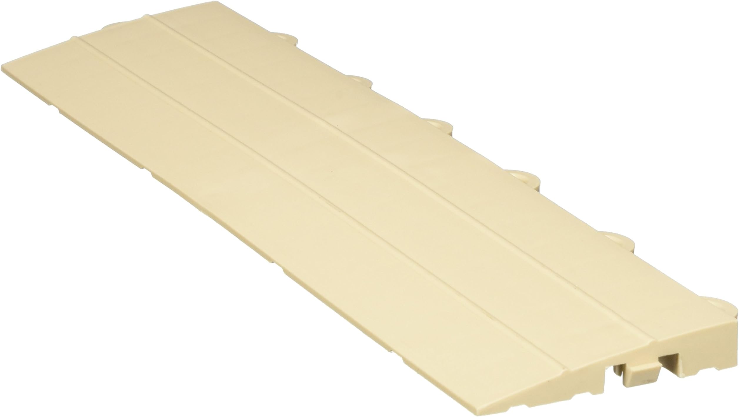 Speedway Garage Tile F789453BE Garage Floor Female Ramp Edges with Loops, Beige