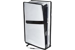 PlayVital Vertical Dust Cover for ps5 Pro Console Disc & Digital Edition, Dust Proof Protector Sleeve for ps5 Pro Accessories