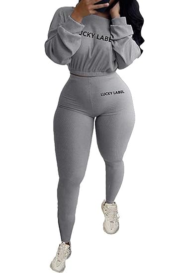 grey ribbed tracksuit
