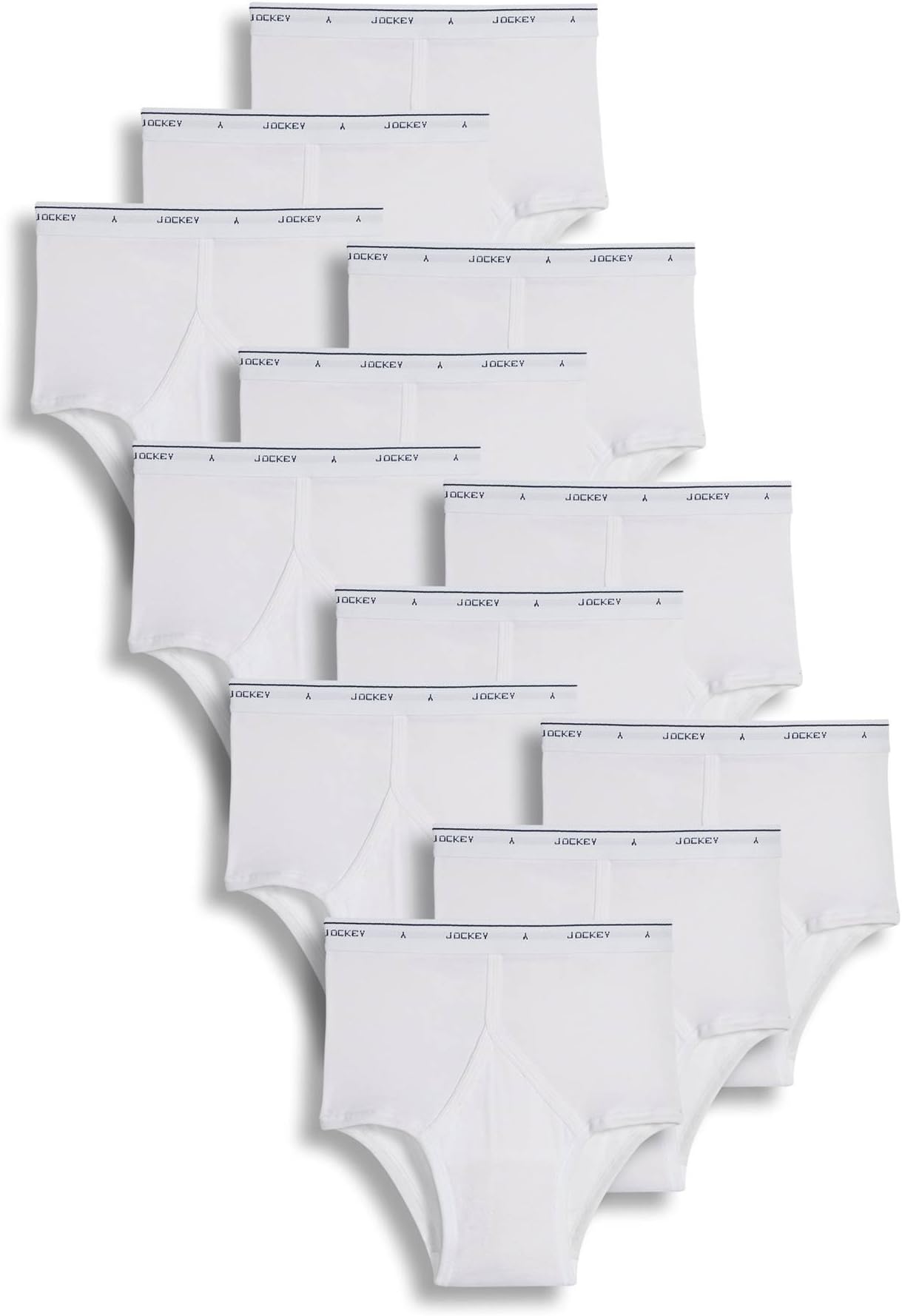 Jockey Men's Underwear Classic Full Rise Brief - 12 Pack
