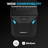 Sabrent USB-C Dock DS-UC1B 2.5/3.5 SATA HDD/SSD 10Gbps Tool-Free view 6
