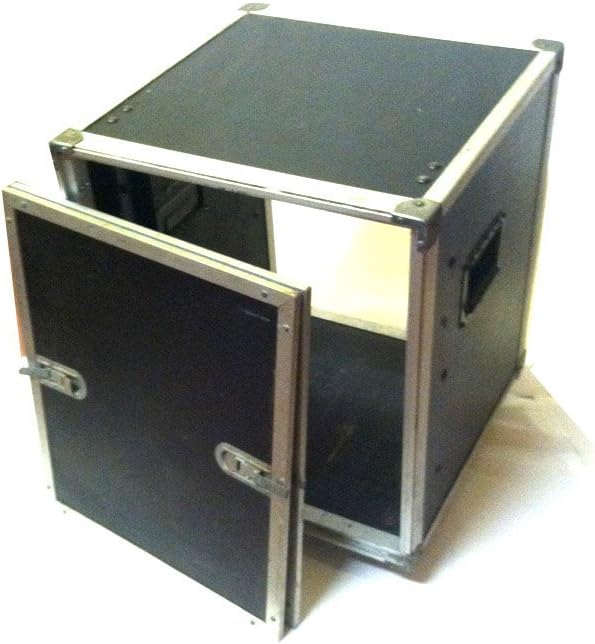 Used 14U Equipment Rack Flight Case w Doors (ships Fully Assembled)