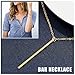 FINREZIO 4 PCS Layered Necklaces for Women Girls Long Lariat Y Pendant Necklace Gold-tone Jewelry Set