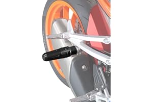 HAONEL Universal Rear Frame Sliders CNC Aluminum Compatible with Z900 Z650 Z900RS Ninja 400 650 1000 ZX10R ZX6R ZX12R Z800 Z750 Z125 Z400 Z300 Motorcycle Fairing Protection Crash Pad