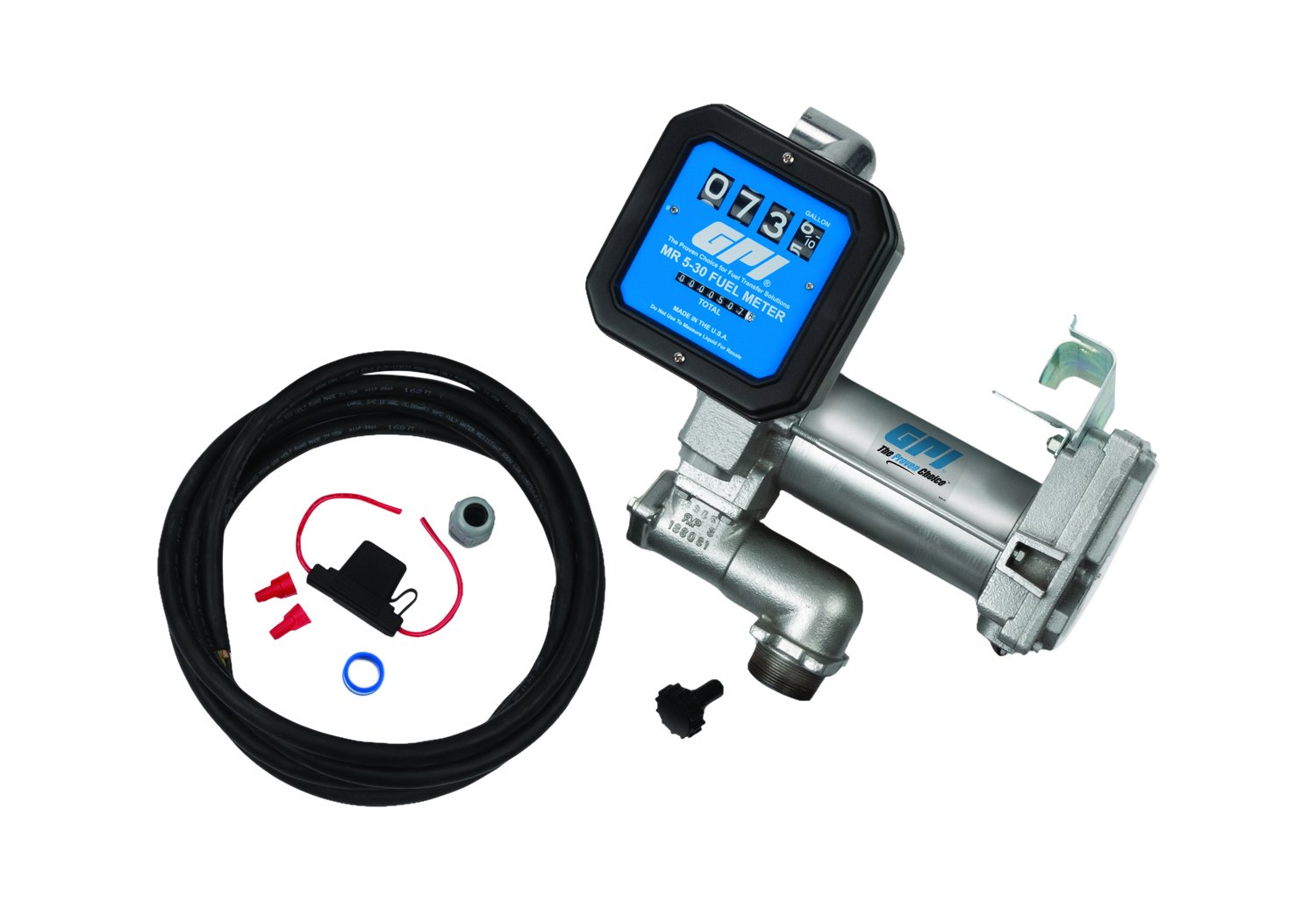 M3025CBAVPO/MR530G8N Aviation Fuel Transfer Pump with Meter 25 GPM